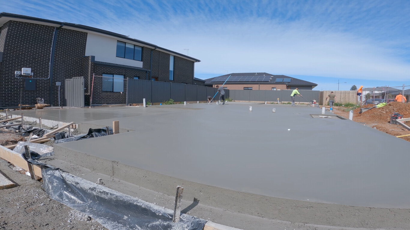 Professional concrete slab installation in Chico, CA